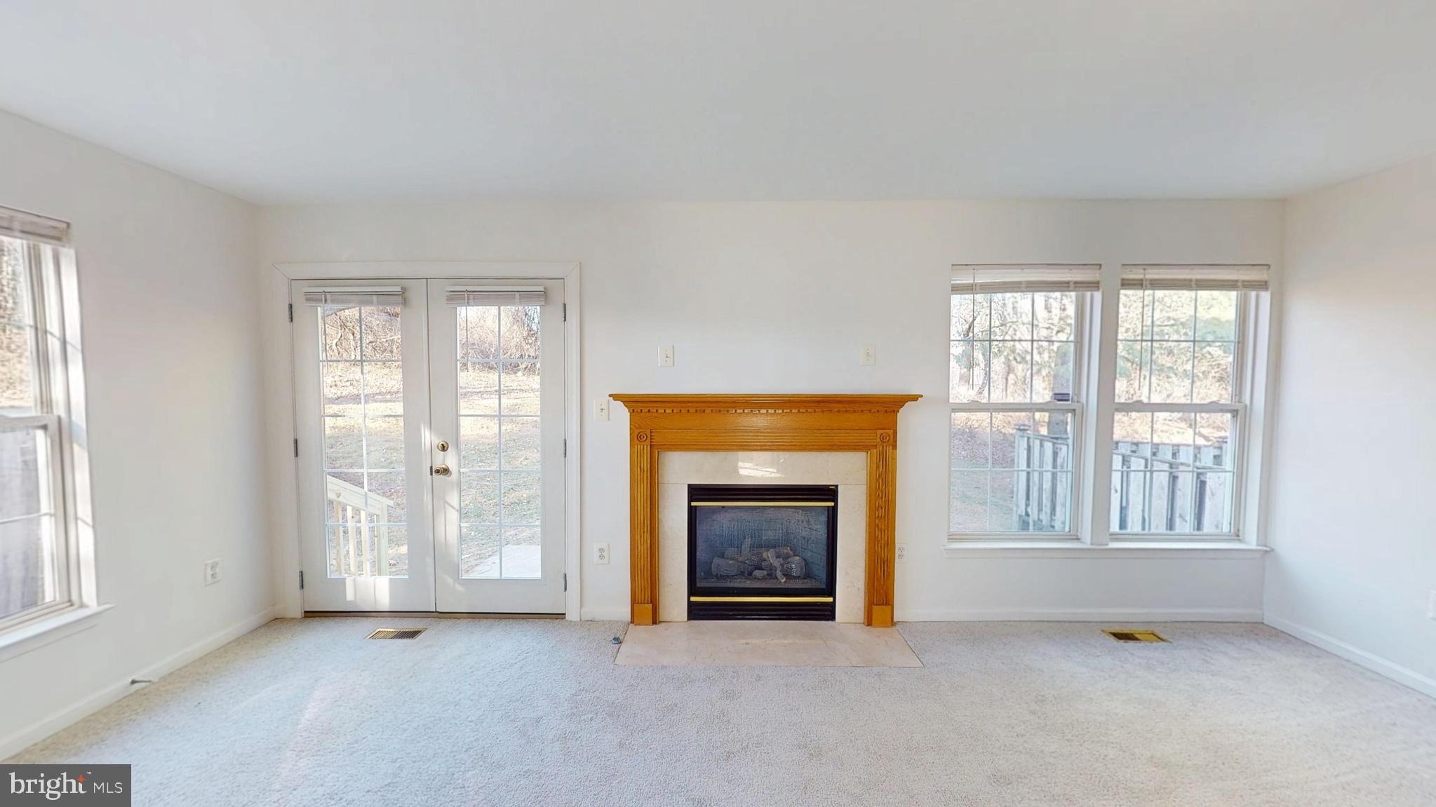 26071 Ridge Manor Drive Damascus, MD 20872 - Photo 7 of 29 an empty room with windows and fireplace