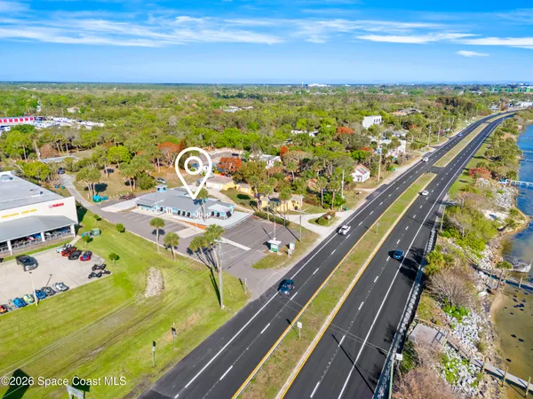 a view of a city with tall buildings