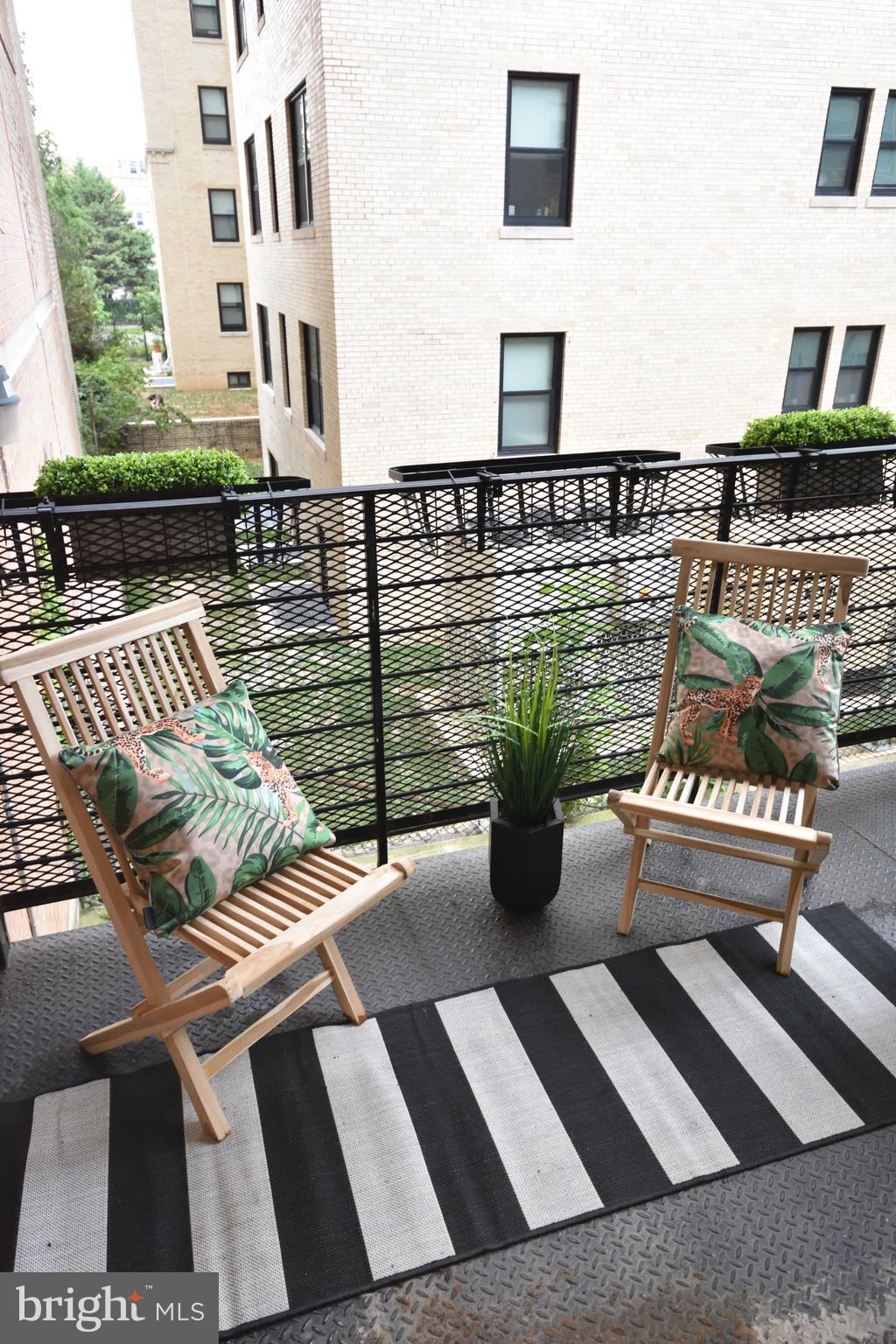 2650 15th Street Northwest, Unit 2 Washington, DC 20009 - Photo 19 of 23 Private balcony