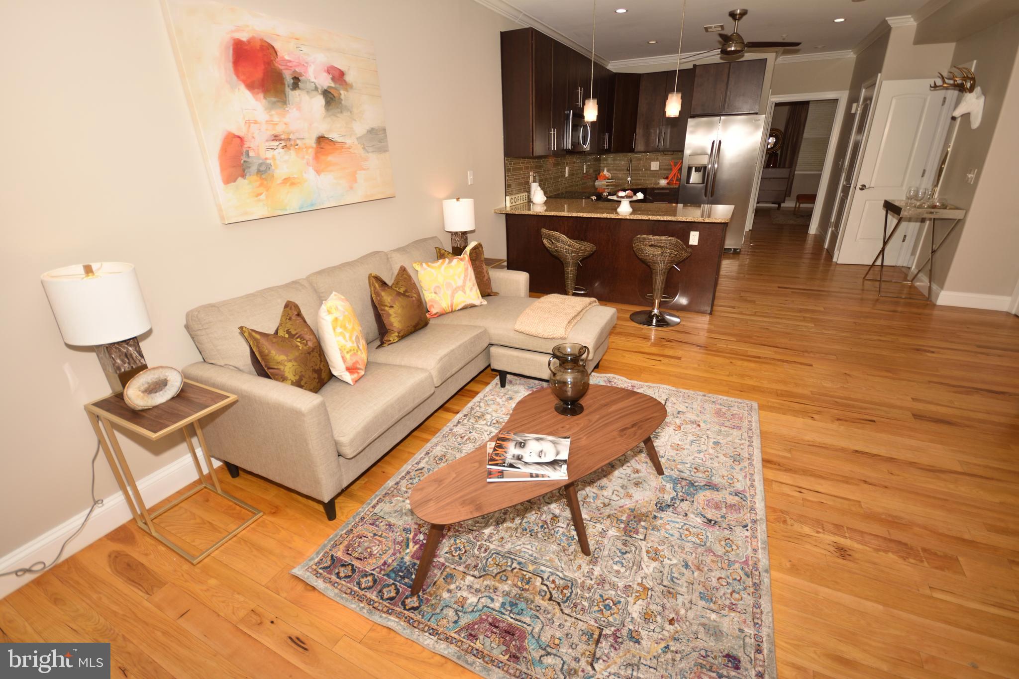 2650 15th Street Northwest, Unit 2 Washington, DC 20009 - Photo 6 of 23 Hardwood flooring throughout