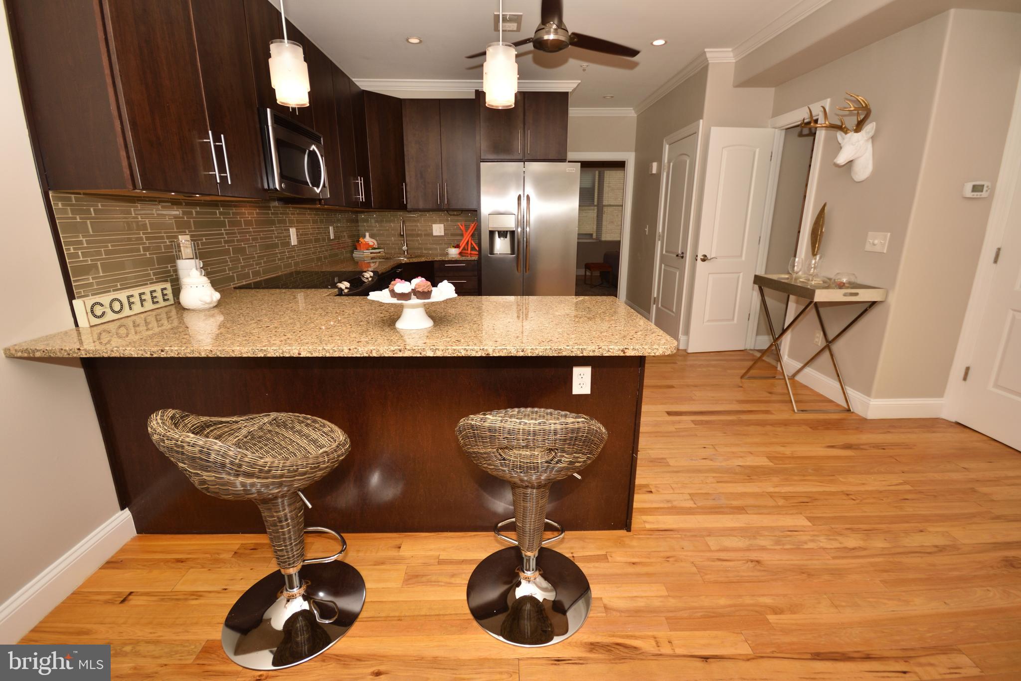 2650 15th Street Northwest, Unit 2 Washington, DC 20009 - Photo 8 of 23 Breakfast bar for casual dining