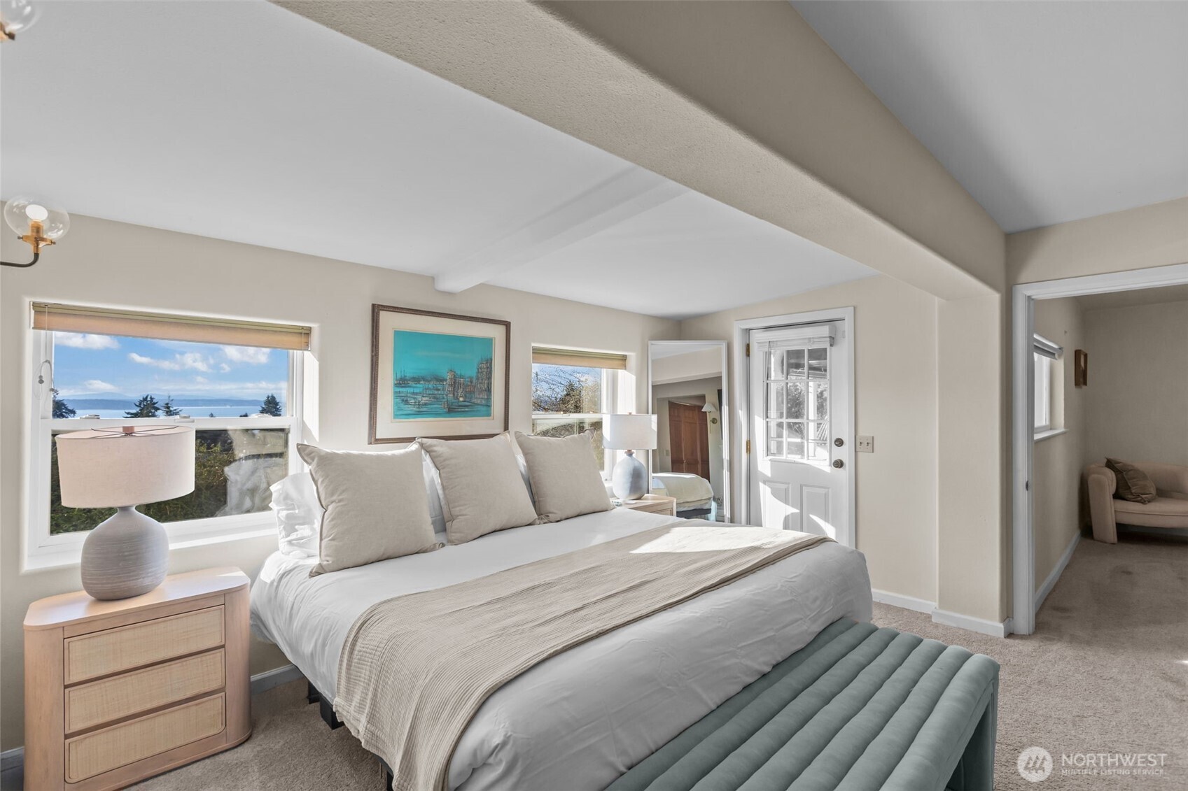 4411 Southwest Othello Street Seattle, WA 98136 - Photo 17 of 36 a bedroom with a large bed and a couch