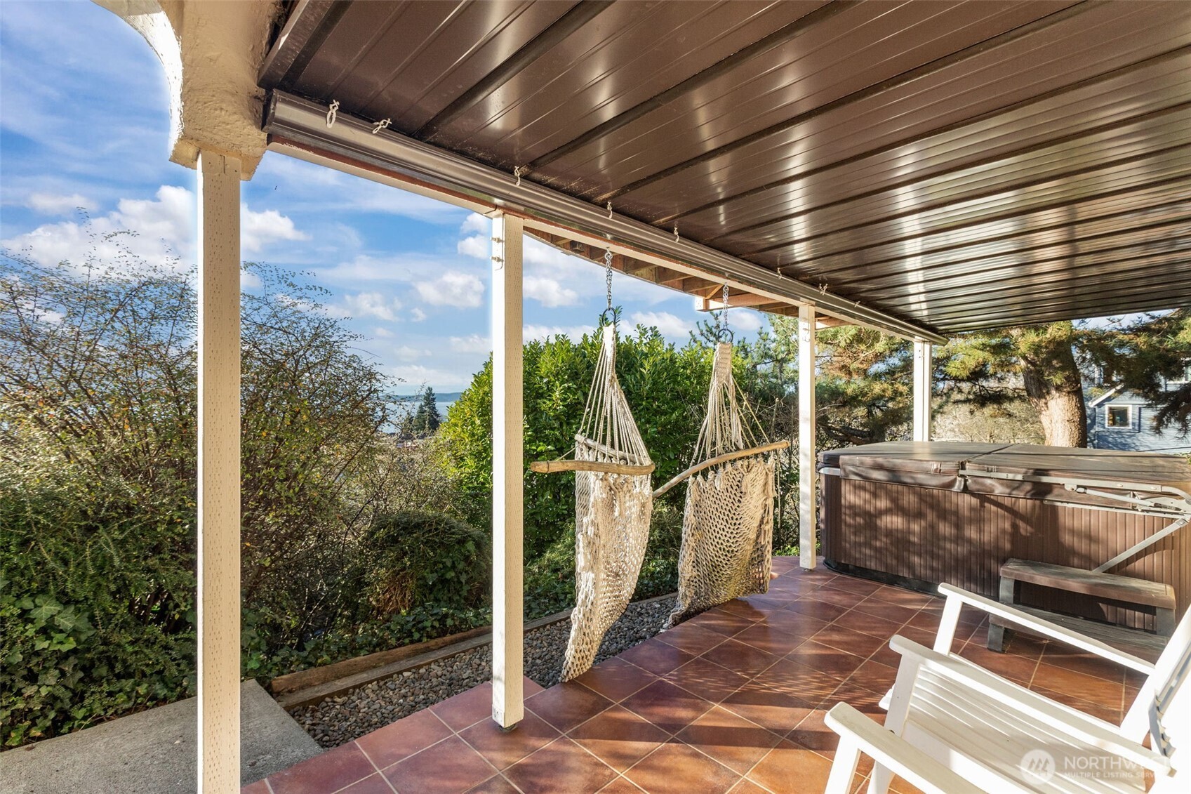 4411 Southwest Othello Street Seattle, WA 98136 - Photo 24 of 36 a view of a porch with furniture