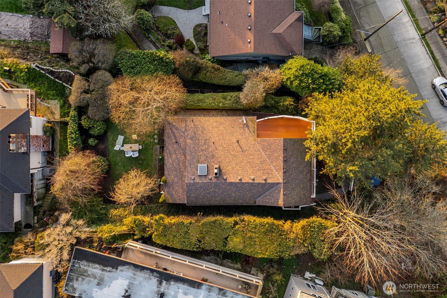 4411 Southwest Othello Street Seattle, WA 98136 - Photo 30 of 36 an aerial view of house with yard swimming pool and outdoor seating