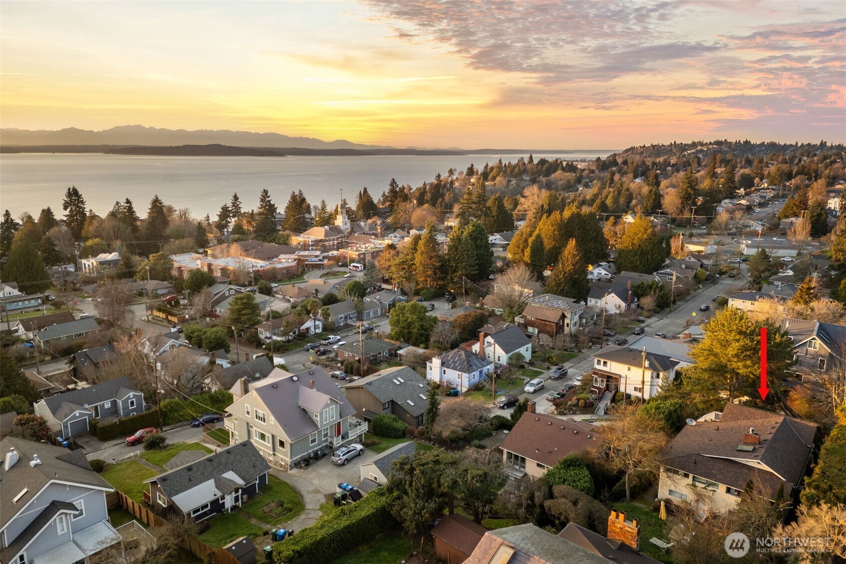 4411 Southwest Othello Street Seattle, WA 98136 - Photo 32 of 36 an aerial view of multiple house