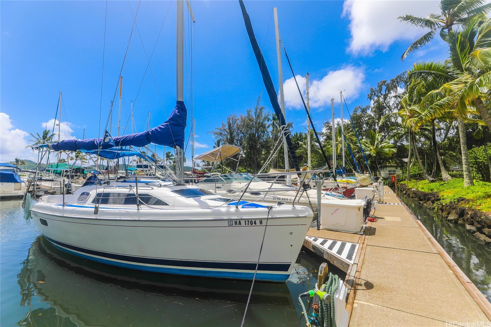 45-995 Wailele Road, Unit 8 Kaneohe, HI 96744 - Photo 4 of 25 The boat slip can accommodate up to a 34' vessel. MKYC is a robust yacht club and have races throughout the year.