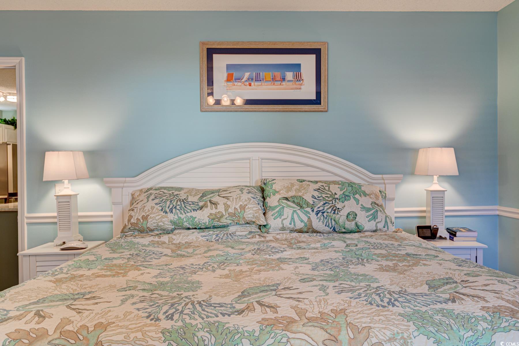 4840 Moss Creek Loop, Unit 36 Murrells Inlet, SC 29576 - Photo 24 of 37 Bedroom featuring stainless steel refrigerator