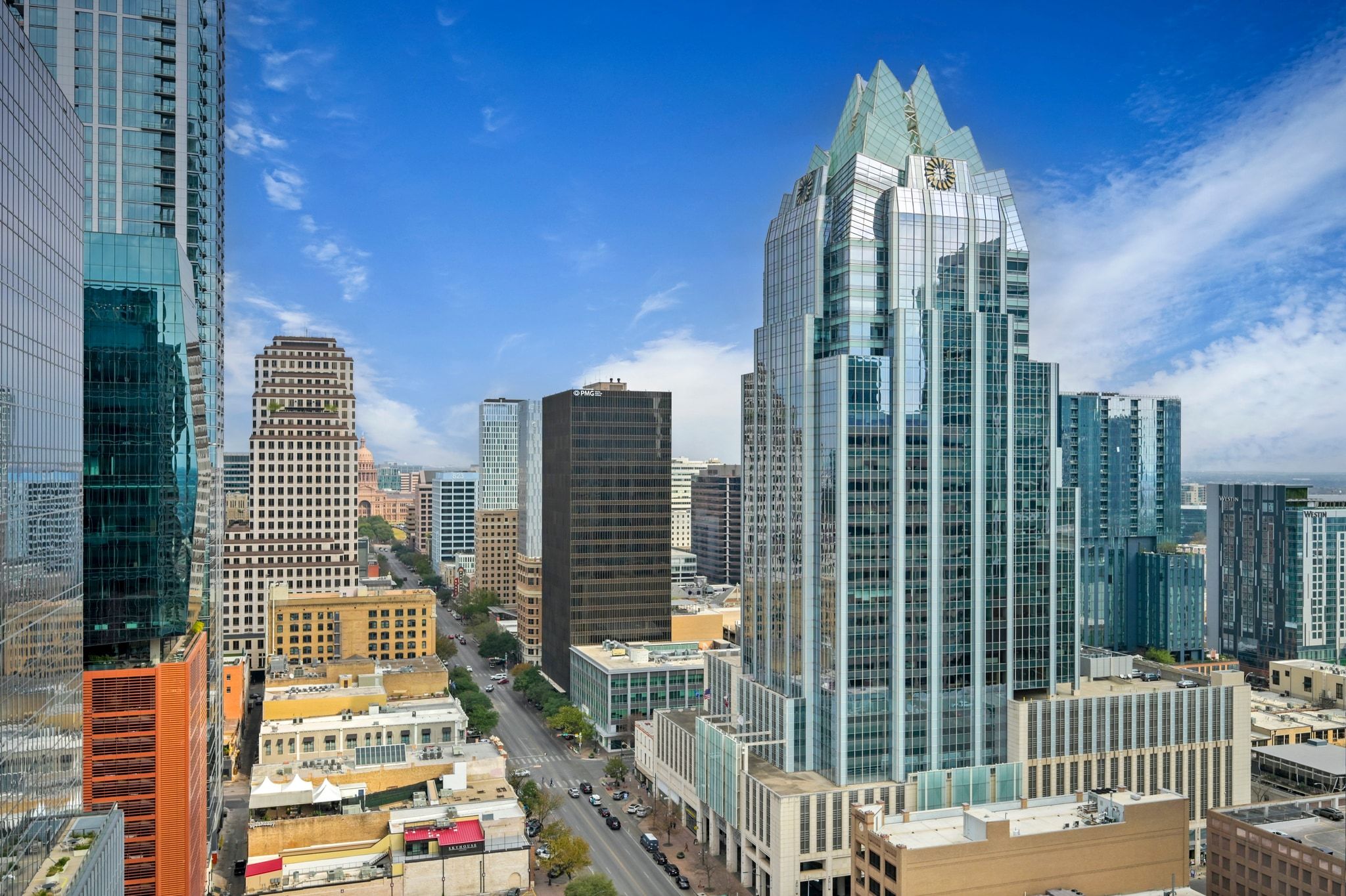 200 Congress Avenue, Unit 24E Austin, TX 78701 - Photo 25 of 40 a view of city with tall buildings