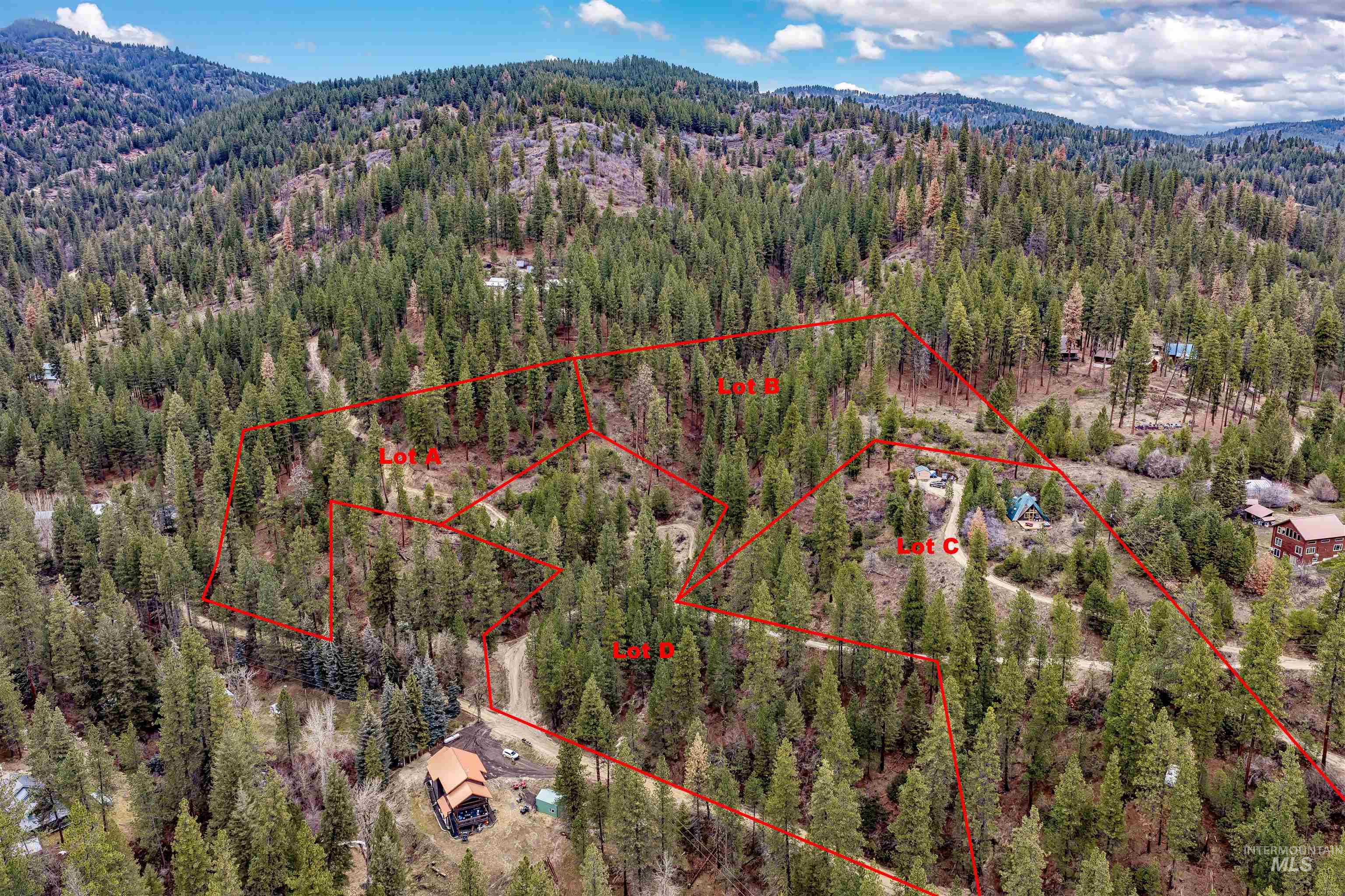 Parcel A Park Lane Boise, ID 83716 - Photo 24 of 41 View of property location featuring a mountainous background and property parcel outlined