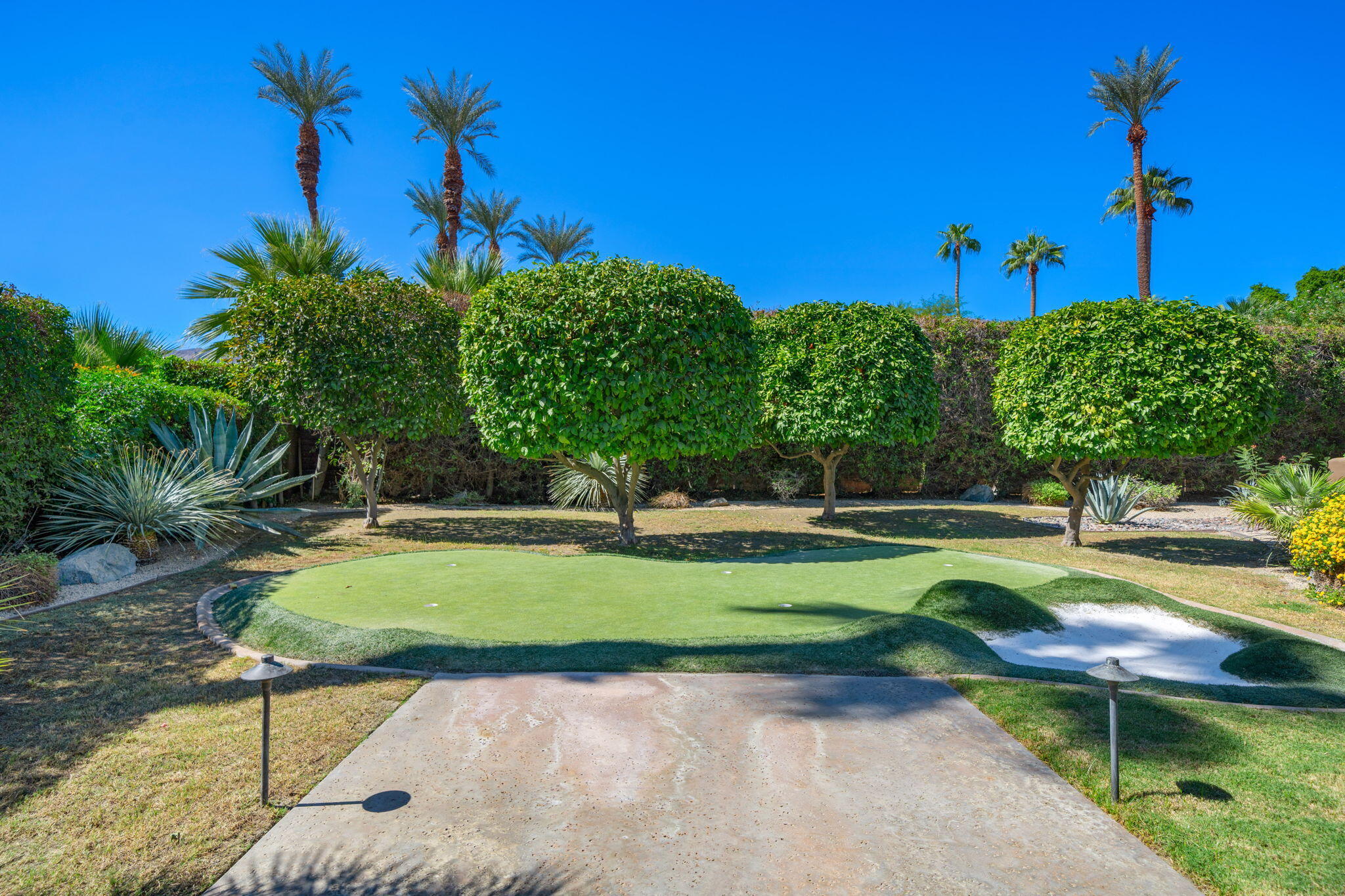 14 Dominion Court Rancho Mirage, CA 92270 - Photo 61 of 65 a view of a backyard