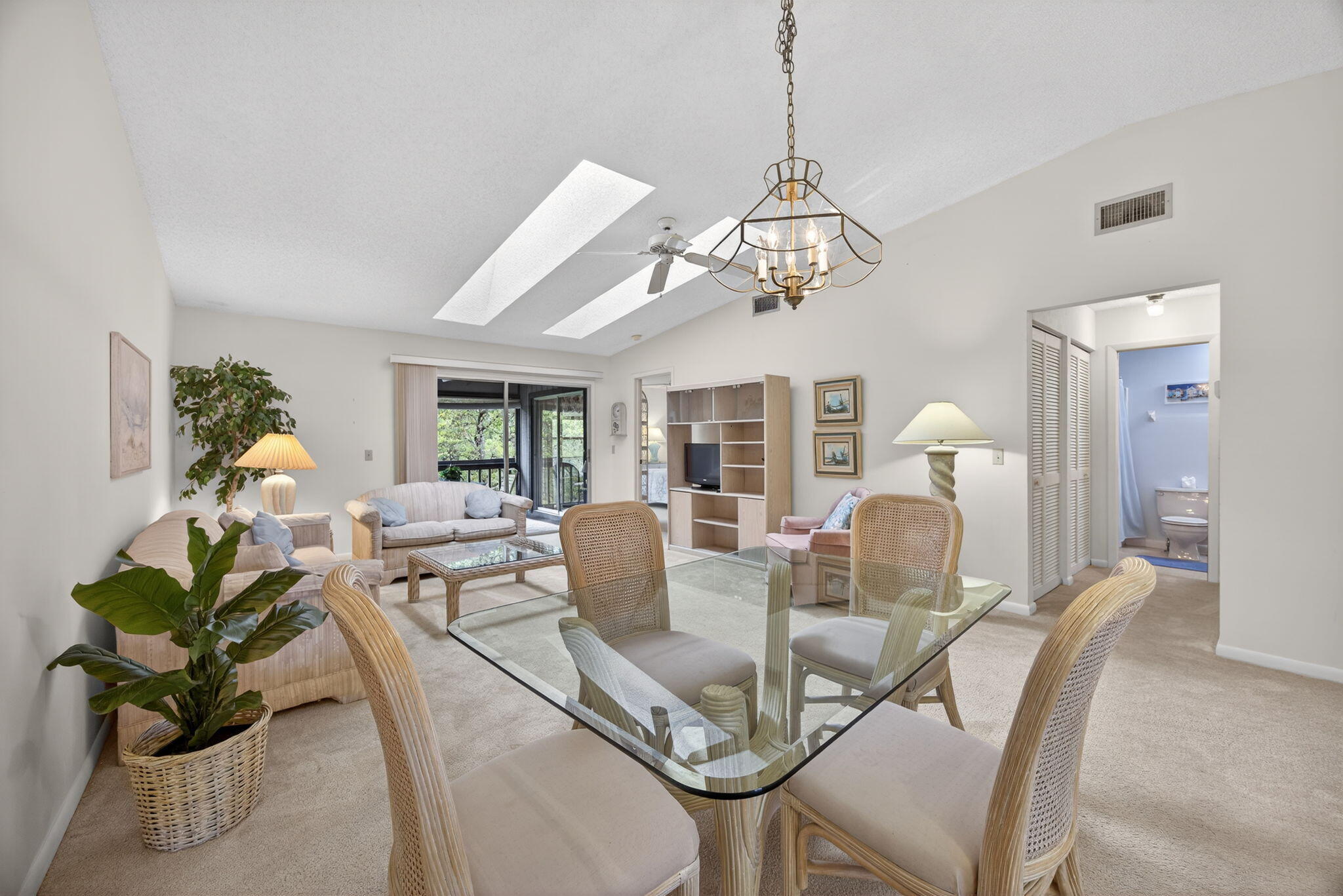 8323 Southeast Croft Circle, Unit N9 Hobe Sound, FL 33455 - Photo 14 of 66 Dining Area looking onto Living Area
