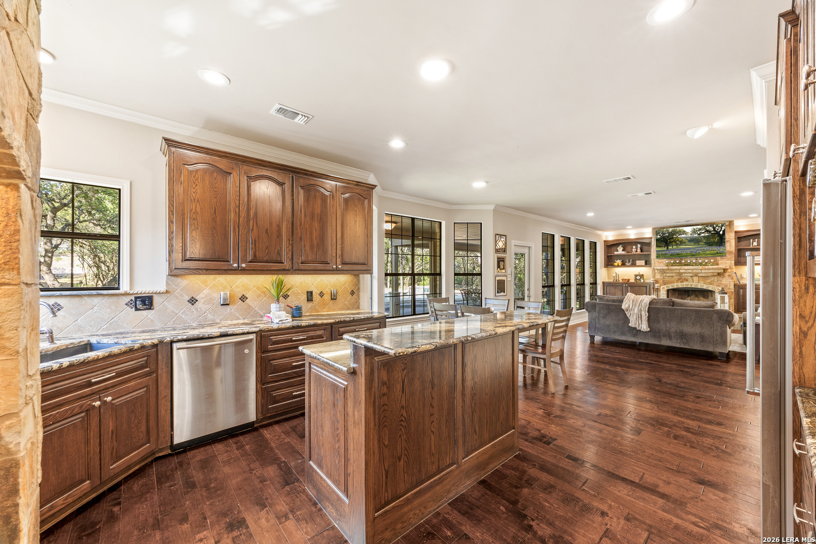31586 Scarteen Fair Oaks Ranch, TX 78015 - Photo 23 of 67 a kitchen with lots of counter top space and appliances