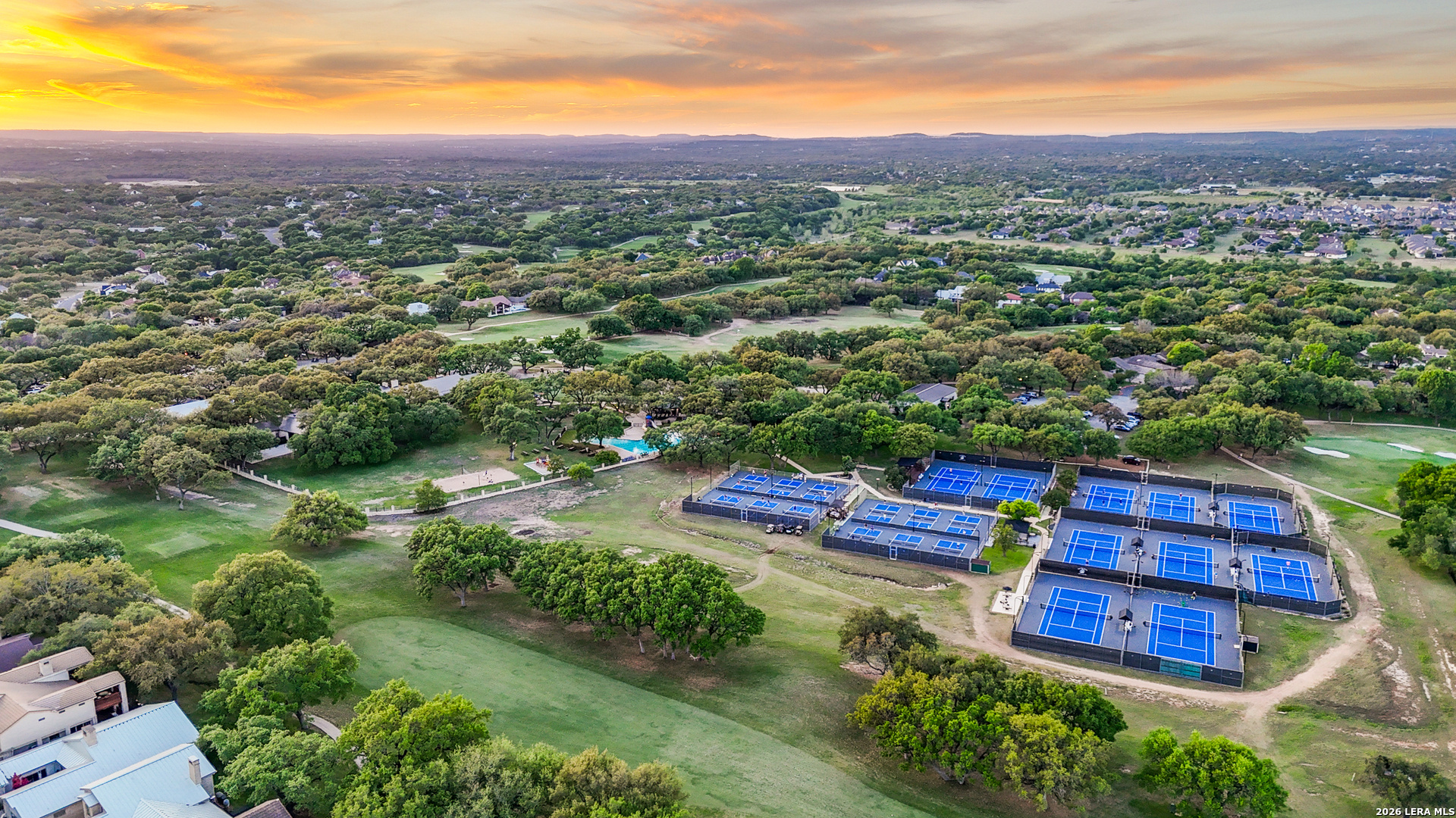 31586 Scarteen Fair Oaks Ranch, TX 78015 - Photo 67 of 67 an aerial view of a house with a yard