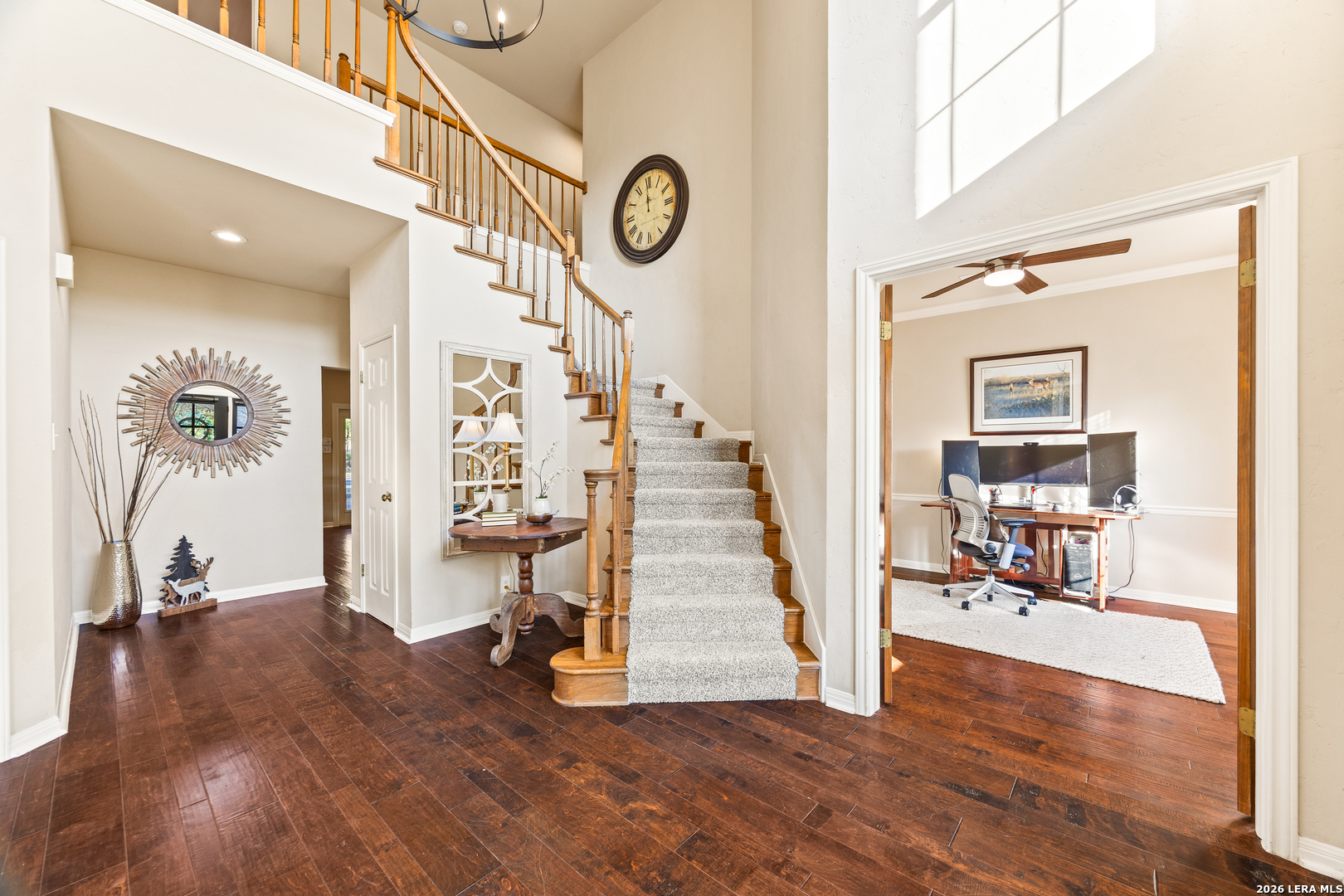 31586 Scarteen Fair Oaks Ranch, TX 78015 - Photo 9 of 67 a view of entryway and hall with wooden floor