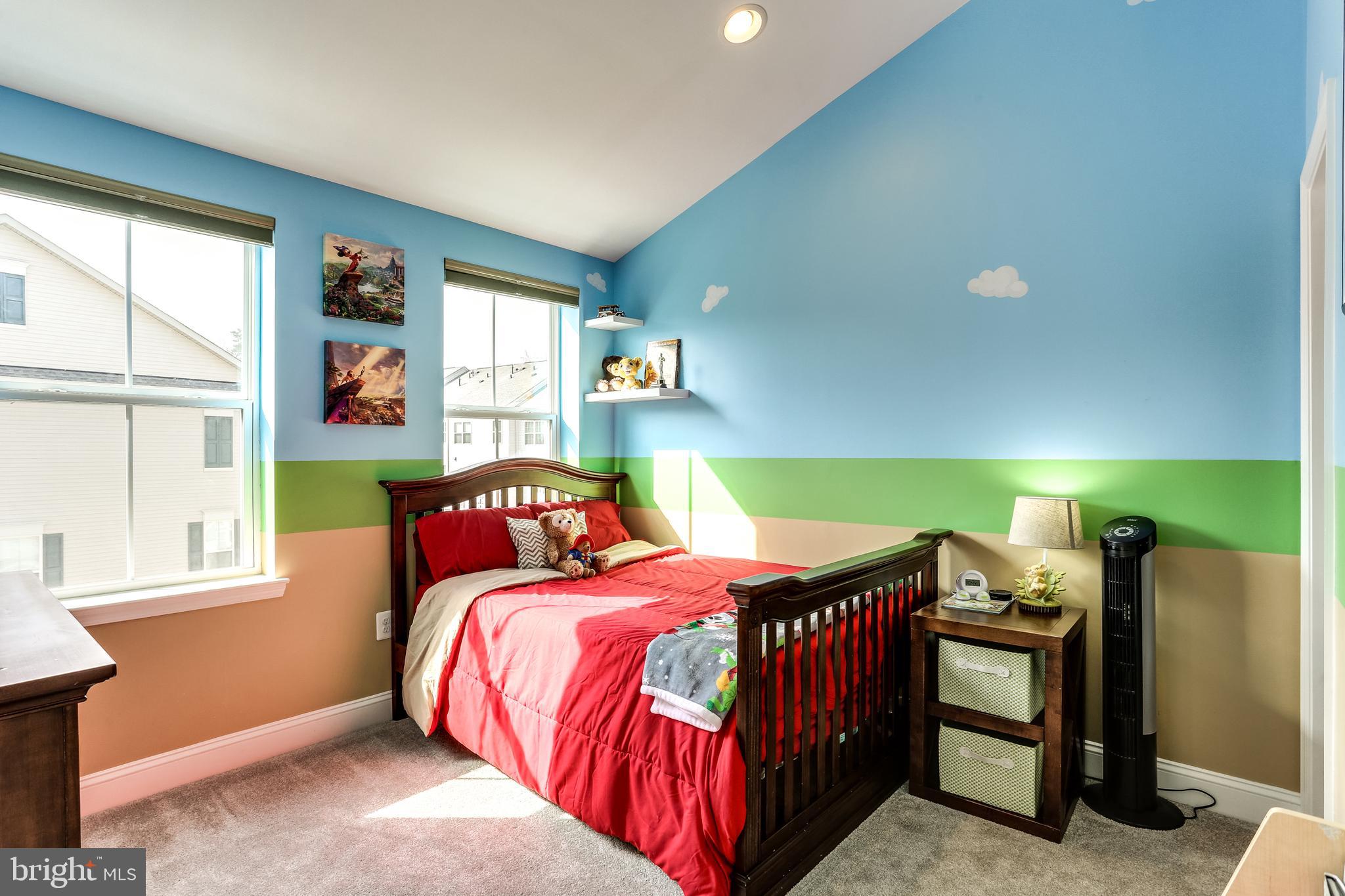 9362 Rock Ripple Lane Laurel, MD 20723 - Photo 19 of 34 Bedroom 2 with vaulted ceilings