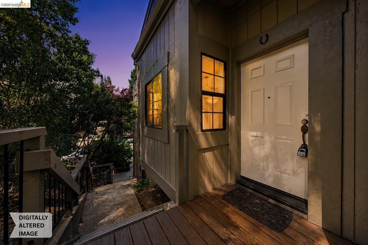 261 Redhawk Road Novato, CA 94949 - Photo 9 of 47 Entryway featuring a paneled door with traditional hardware, a side window with grid panes, and exterior wood-finish siding
