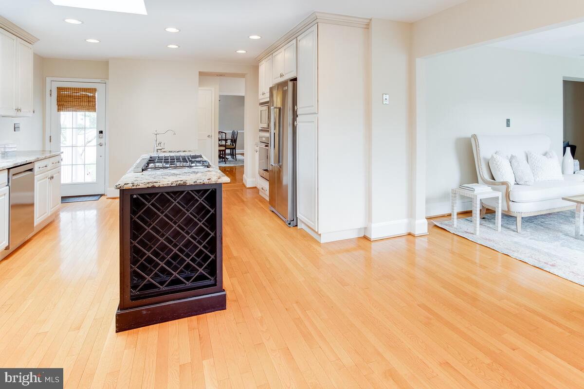 813 Kingston Road Baltimore, MD 21212 - Photo 9 of 55 Wine is handy at the end of the kitchen island