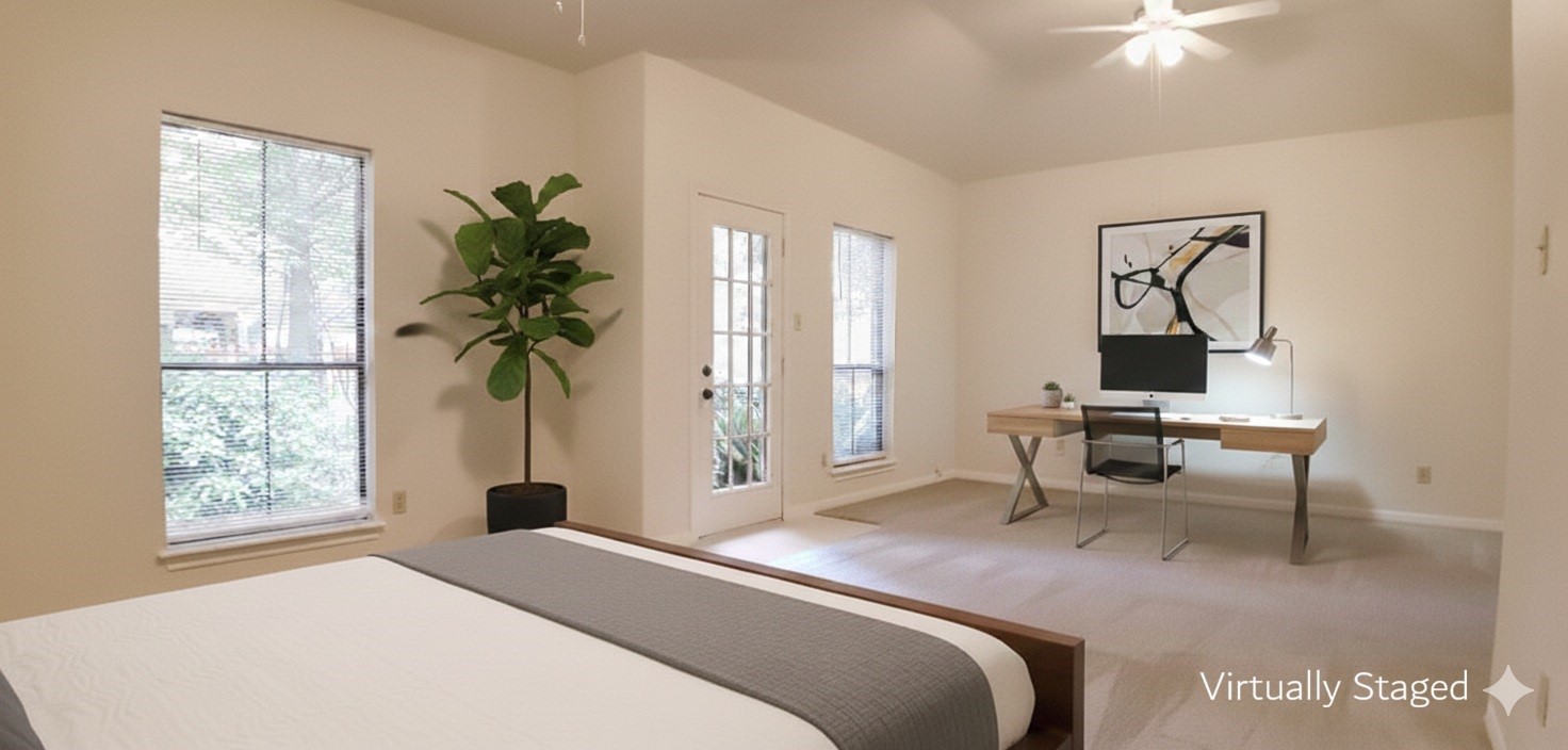 6607 Tournament Drive Houston, TX 77069 - Photo 16 of 46 a bedroom with a bed and a window