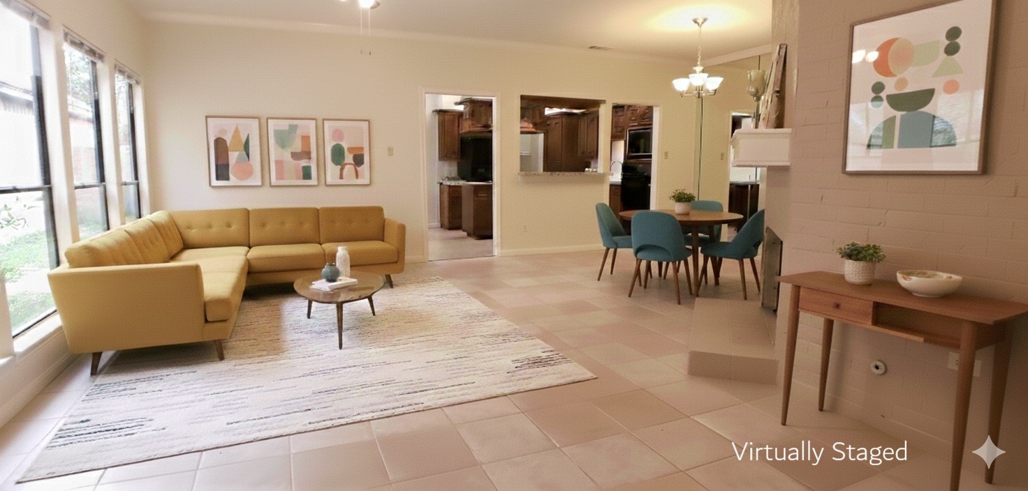 6607 Tournament Drive Houston, TX 77069 - Photo 6 of 46 a living room with furniture and wooden floor