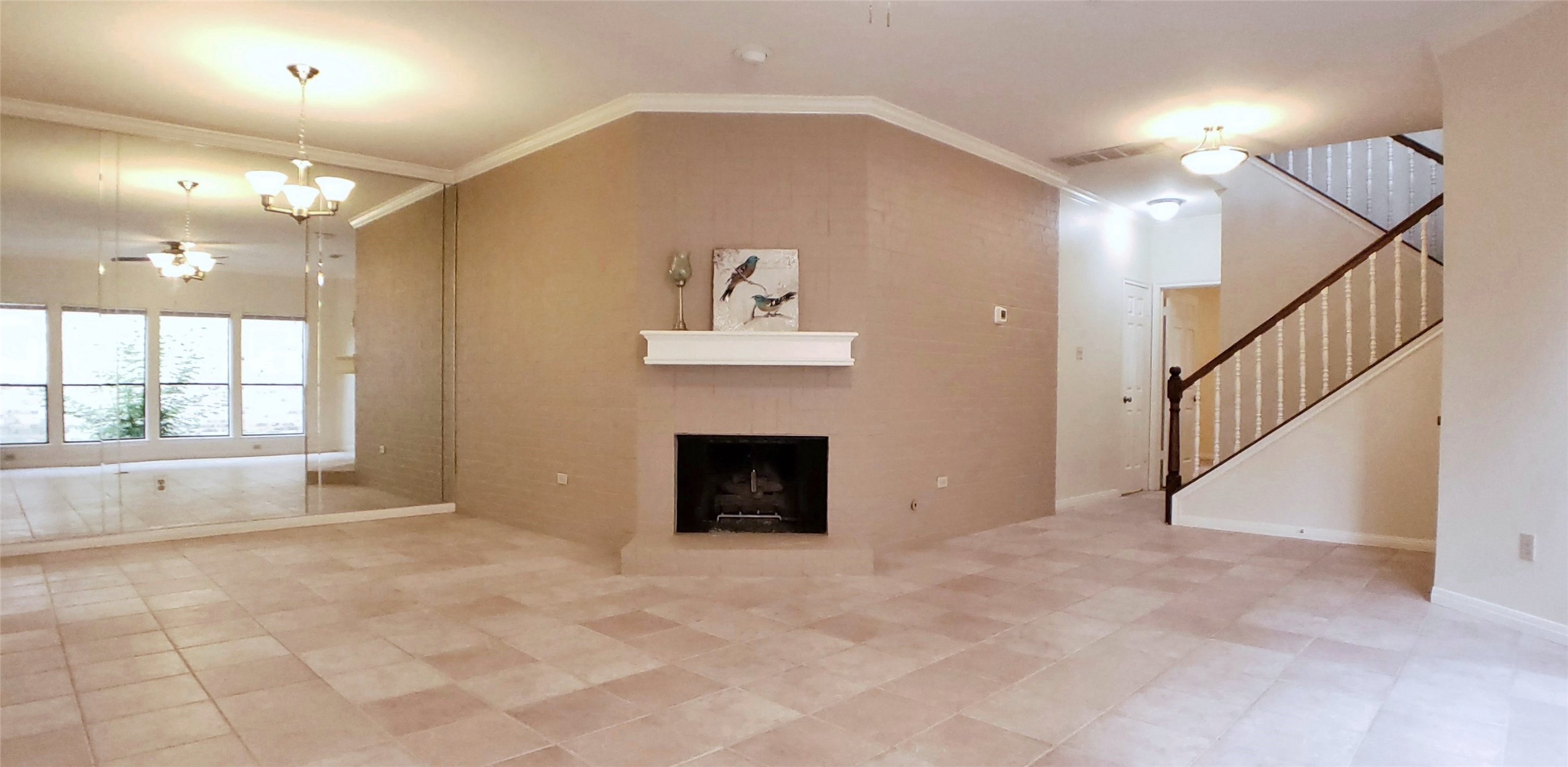 6607 Tournament Drive Houston, TX 77069 - Photo 7 of 46 a view of an empty room and a fireplace