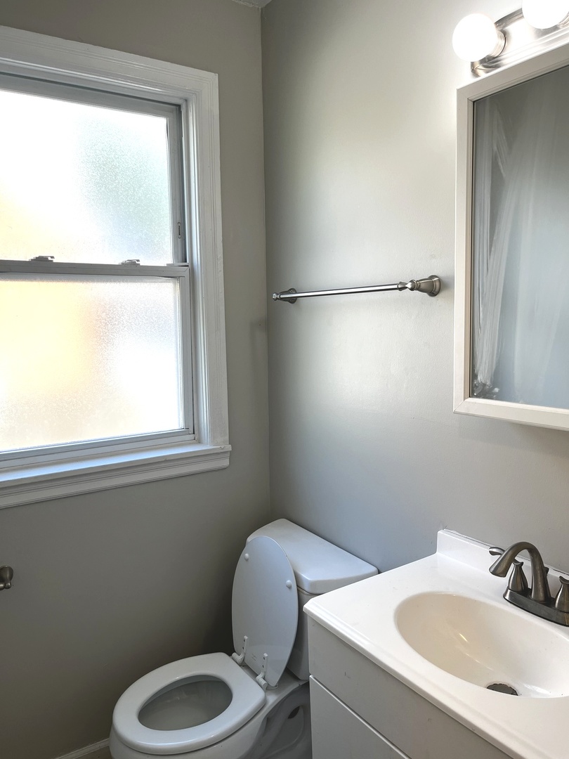 17107 Longfellow Avenue Hazel Crest, IL 60429 - Photo 17 of 21 a bathroom with a sink mirror and toilet