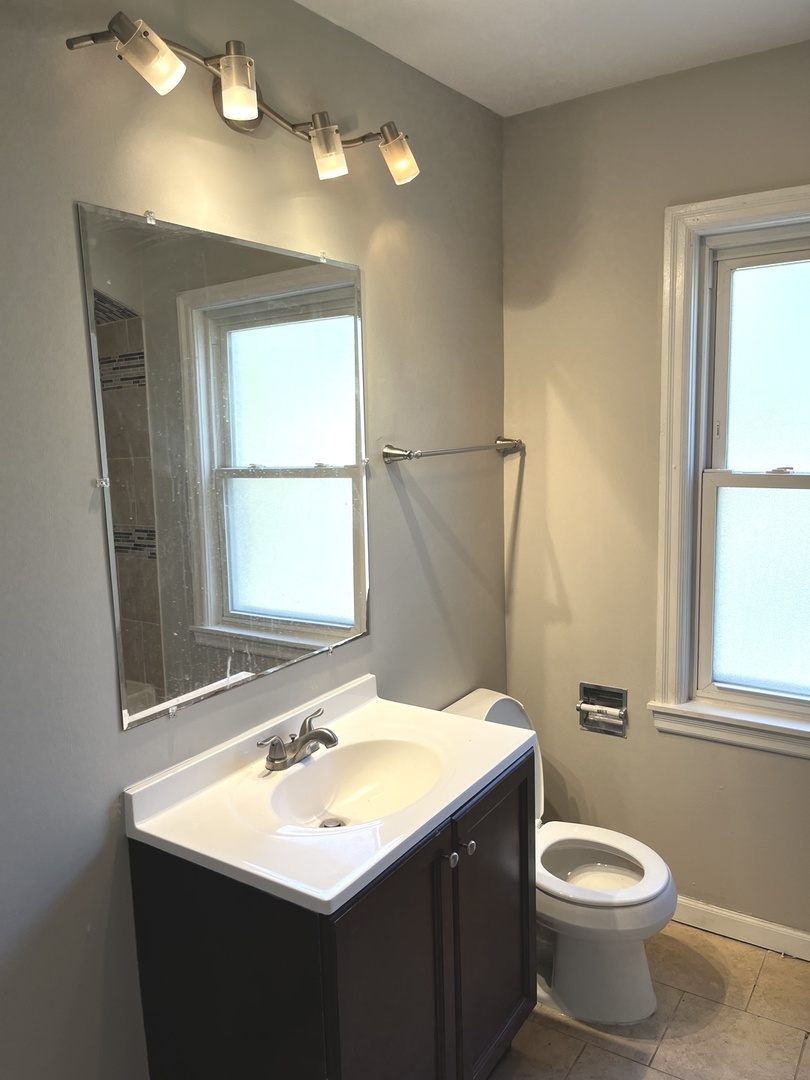 17107 Longfellow Avenue Hazel Crest, IL 60429 - Photo 19 of 21 a bathroom with a sink toilet and mirror