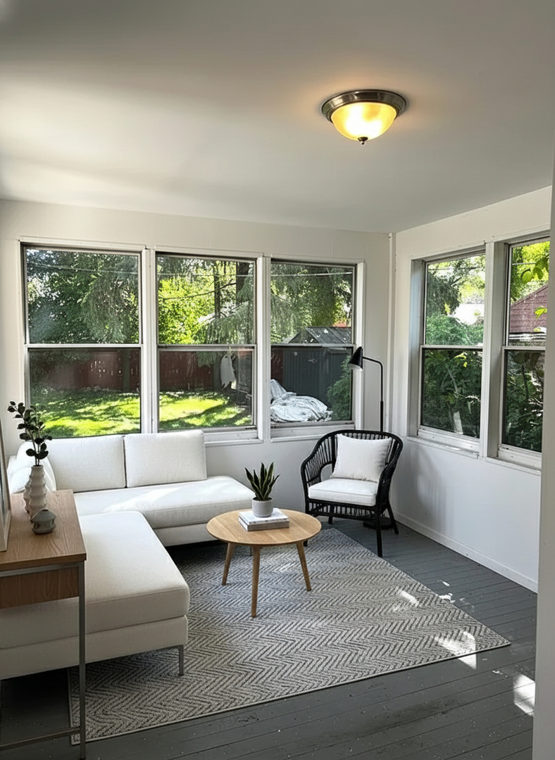 17107 Longfellow Avenue Hazel Crest, IL 60429 - Photo 10 of 21 a living room with furniture and a large window