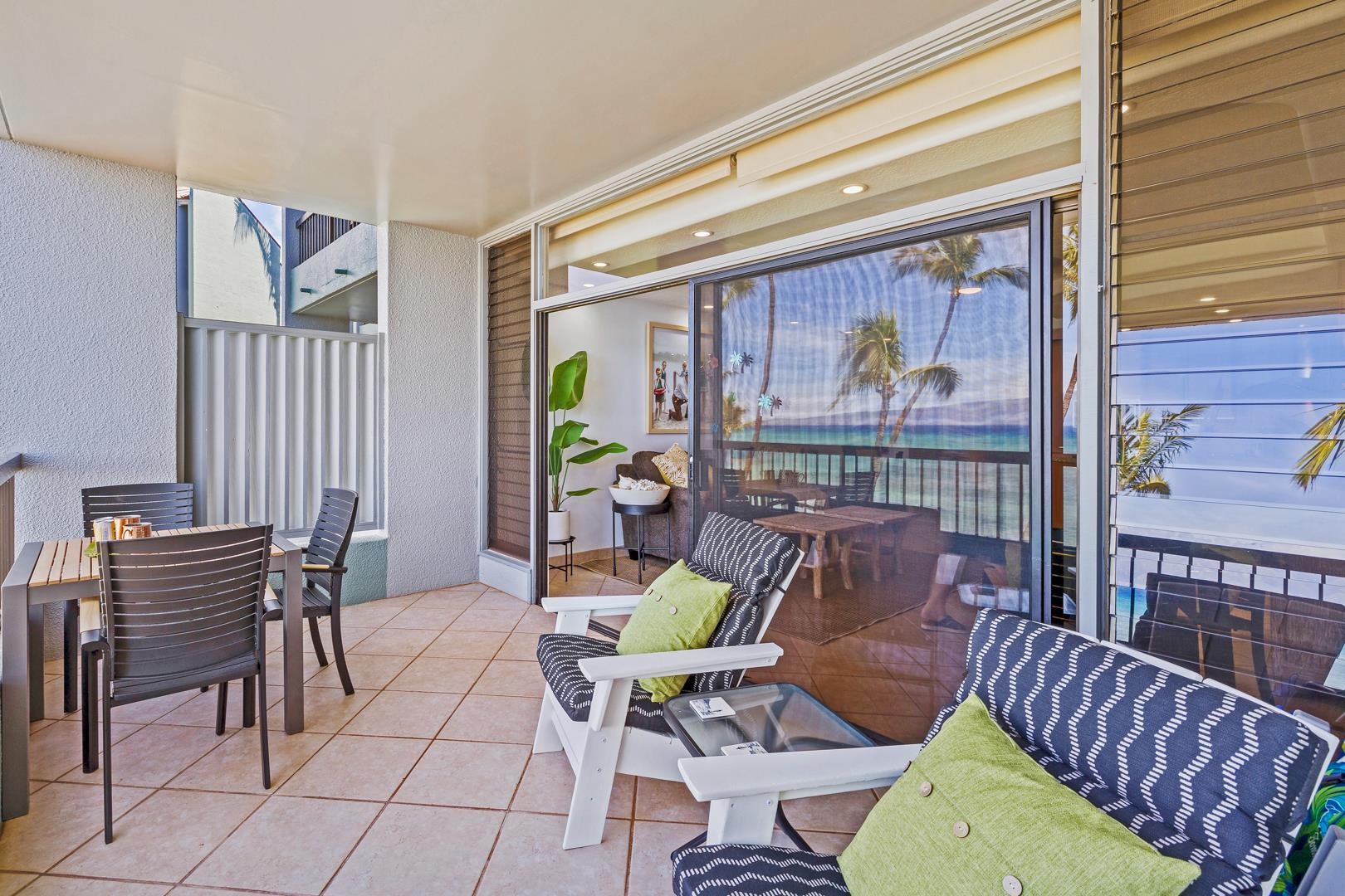 3875 Lower Honoapiilani Road, Unit B305 Lahaina, HI 96761 - Photo 12 of 35 a outdoor living space with furniture