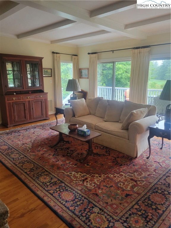 638 Ridge Road Glade Valley, NC 28627 - Photo 10 of 35 a living room with furniture or couch and a window