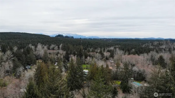 a view of lake and mountain