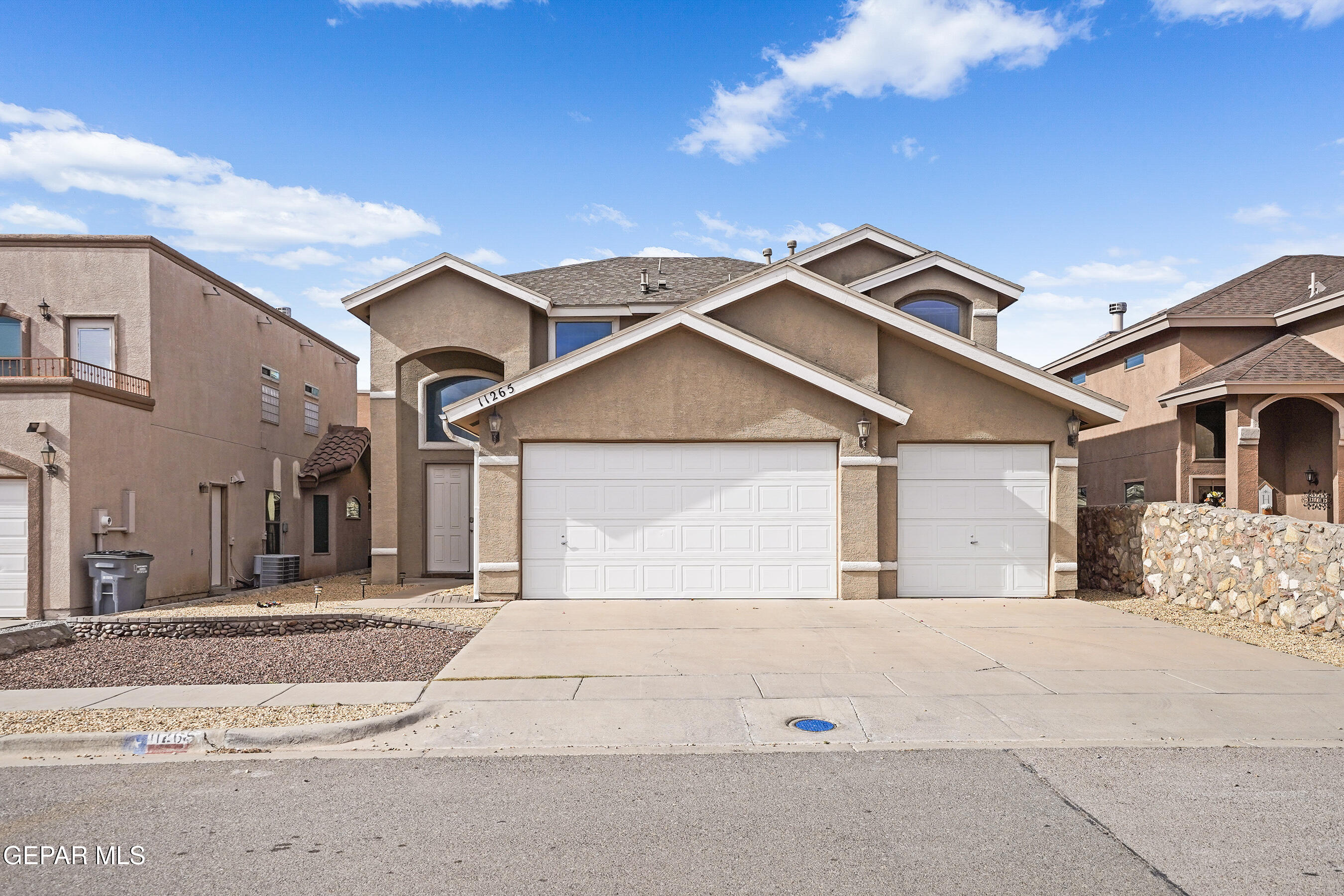 11265 Cattle Ranch Street El Paso, TX 79934 - Photo 37 of 44 a front view of a house with a outdoor space
