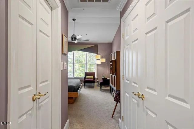 a view of entryway with livingroom and furniture