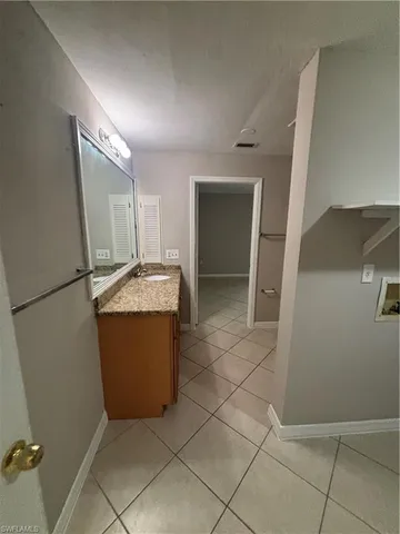 a room with a washer and dryer