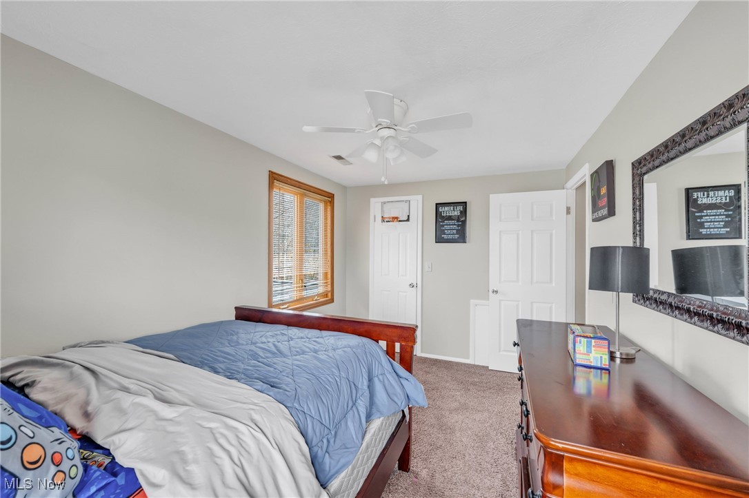 6486 State Road, Unit C5 Parma, OH 44134 - Photo 16 of 27 Bedroom featuring carpet and a ceiling fan