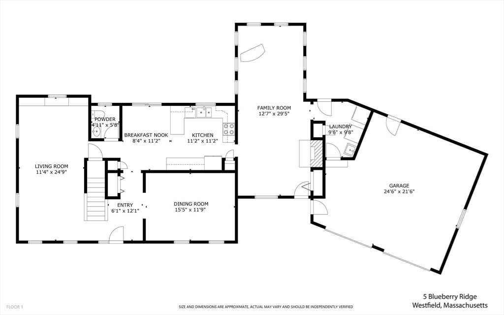 5 Blueberry Ridge Westfield, MA 01085 - Photo 29 of 34 a picture of floor plan