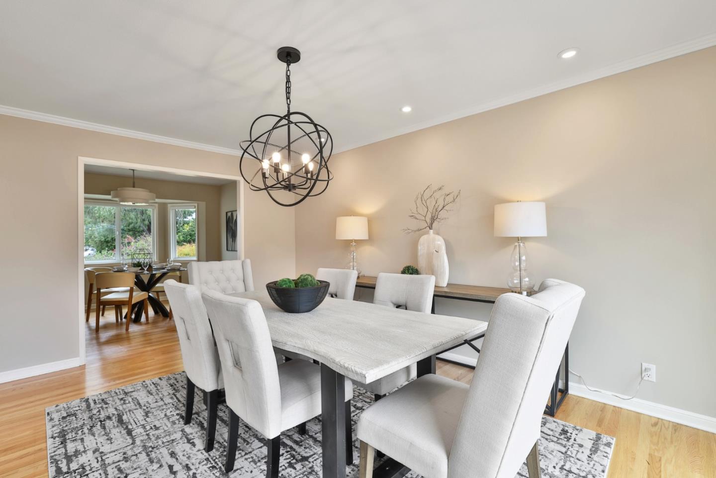 148 Jacinto Way Sunnyvale, CA 94086 - Photo 4 of 27 a view of a dining room with furniture window and wooden floor