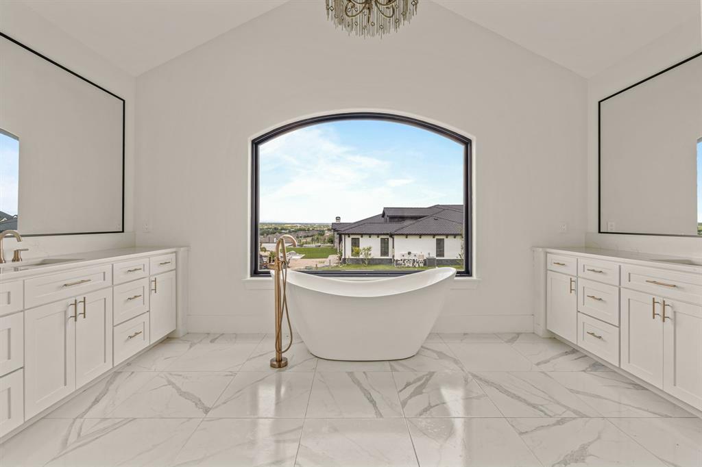 227 High View Trail Aledo, TX 76008 - Photo 20 of 40 a room with white cabinets and a sink