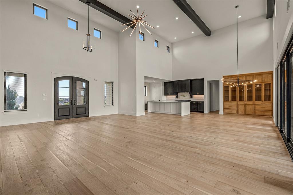 227 High View Trail Aledo, TX 76008 - Photo 5 of 40 a view of empty room with kitchen and window