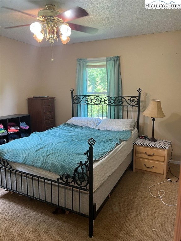 4122 Ridgeglen Road Sparta, NC 28675 - Photo 7 of 30 a bed room with a bed and a chandelier