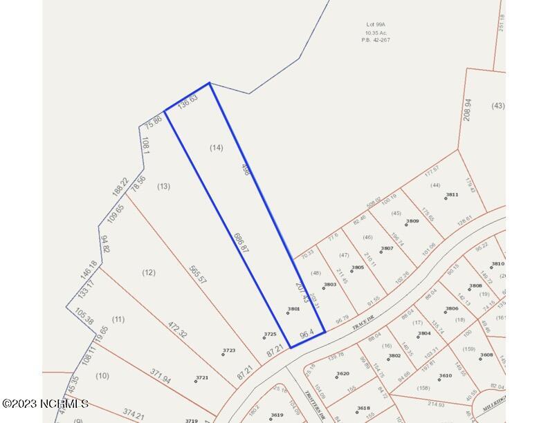 3801 Trace Drive Wilson, NC 27893 - Photo 3 of 3 GIS MAP