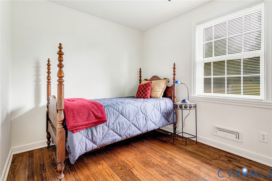 1902 Dresden Road Henrico, VA 23229 - Photo 31 of 37 Bedroom three with hardwood floors and a new ceili