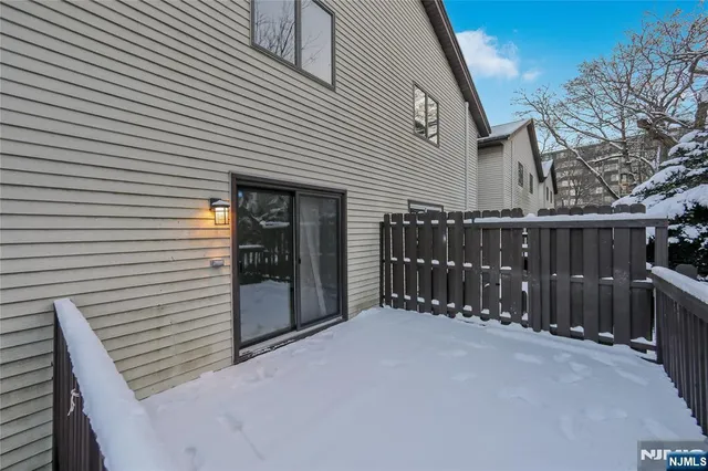 a view of a door and an outdoor space