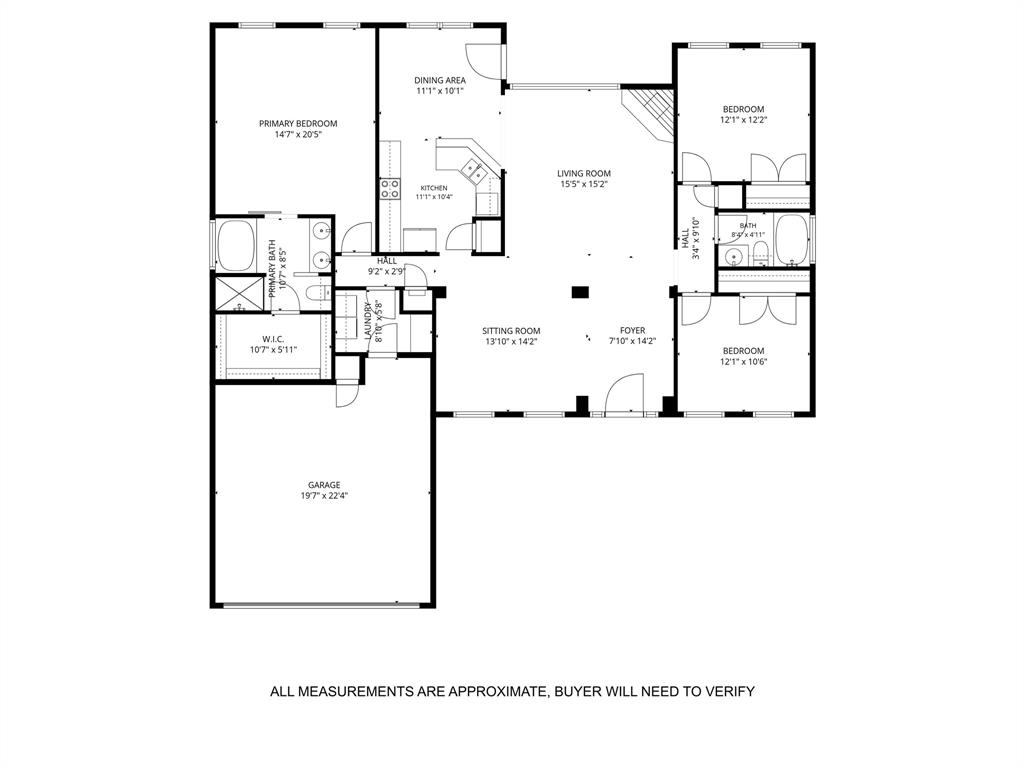 37 Bluebonnet Loop Morgan's Point Resort, TX 76513 - Photo 38 of 38 Floor plan