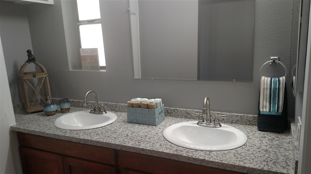 10120 Ranchitos Place Lakeside, CA 92040 - Photo 3 of 16 Dual vanity master bath with Granite matching kitchen.