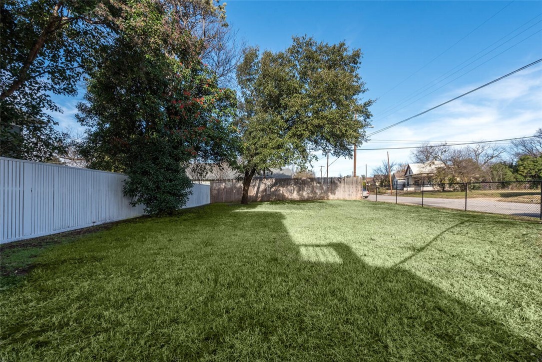 2001 Gorman Avenue Waco, TX 76707 - Photo 48 of 53 a view of yard with swimming pool and trees