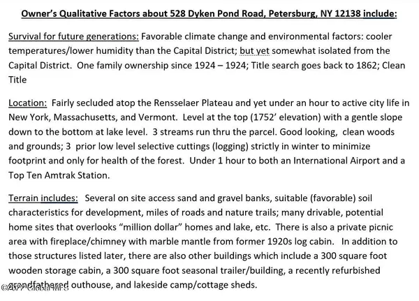 $1,318,000 | 528 Dyken Pond Road, Berlin, NY 12138