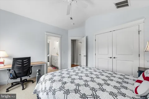 a view of a lake with houses