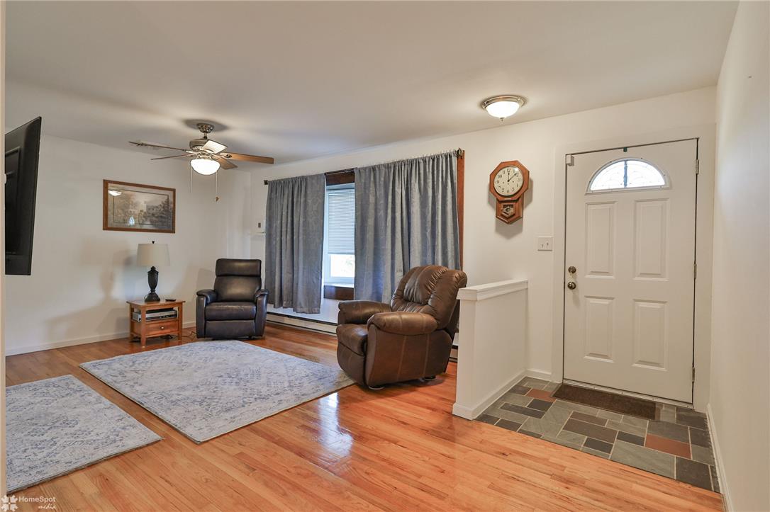 205 West Moorestown Road Wind Gap, PA 18091 - Photo 3 of 20 Hardwood floors and a tiled entry welcome you into this warm and inviting living space.