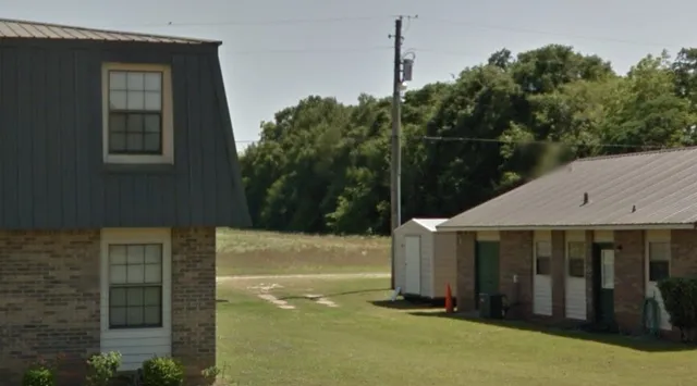 a view of a small house