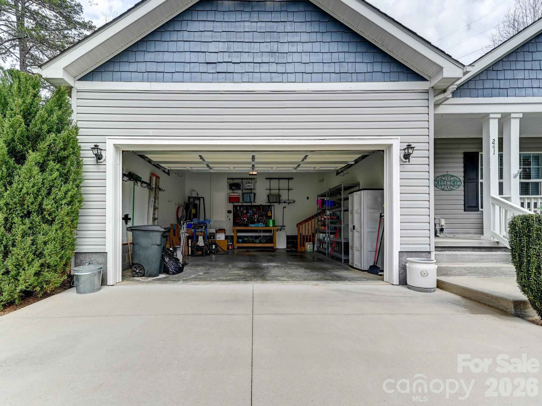 241 West Sunset Ridge Drive Etowah, NC 28729 - Photo 26 of 30 a view of a garage